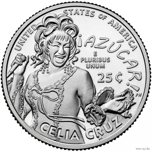США 25 центов, 2024 D Селия Крус UNC