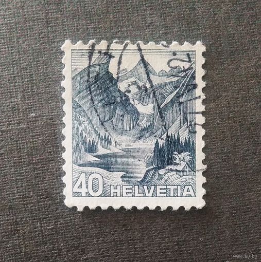 Марка Швейцария 1936 год Стандартный выпуск
