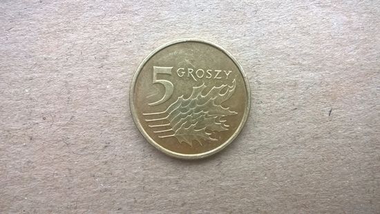 Польша 5 грошей, 2017г. (D-16)