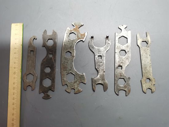 Ключ гаечный СССР 6 шт. (одним лотом).