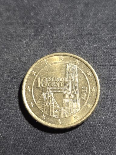 Австрия 10 евроцентов 2015