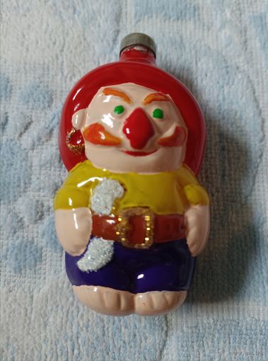 Елочные игрушки, стекло, Бармалей
