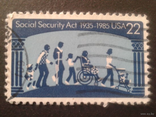 США 1985 социальная помощь