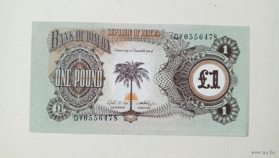 Биафра. 1 фунт UNC