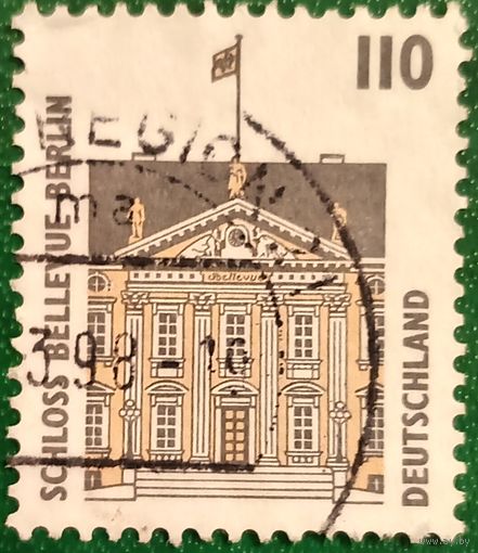 Германия 1997. Архитектура. Дворец Бельвю в Берлине