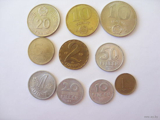 Мронеты Венгрии. Все одним лотом.
