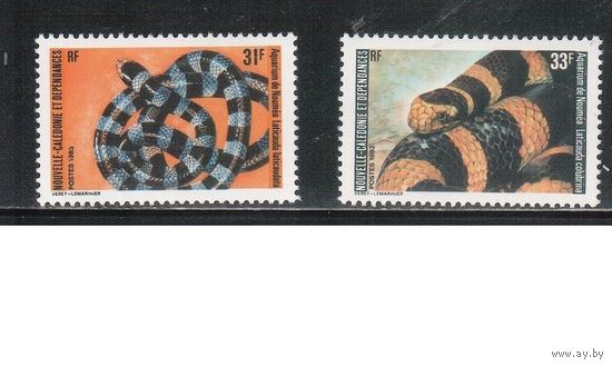 Новая Каледония-1983(Мих.716-717) **  ,   Фауна,(полная серия)