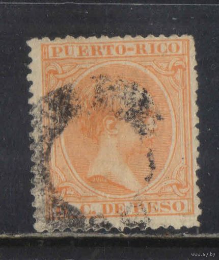 Испания Колонии Пуэрто-Рико 1893 Надп #111