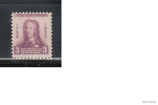 США-1933, (Скотт.726), * , Джорджия , Генерал(одиночка)