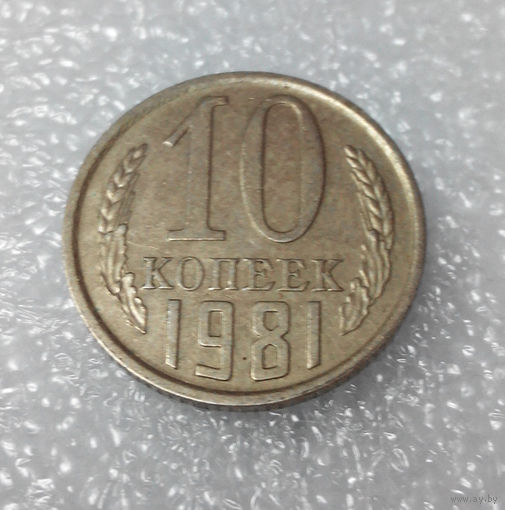 10 копеек 1981 года СССР #01