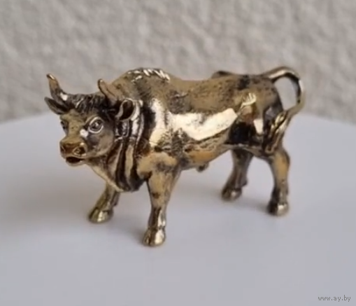 Статуэтка Бык Латунь