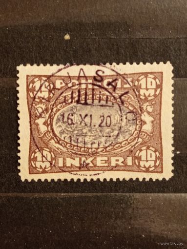 1920 Гражданская война в России выпуск Северной Ингрии ( Ингерманландия ) оригинальная марка с оригинальным гашением гашеные намного реже чистых отличная сохранность (3-7)