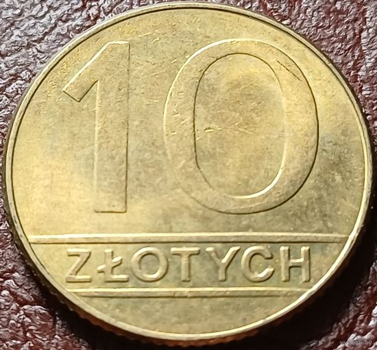Польша 10 злотых, 1990    ( 1-7-4 )