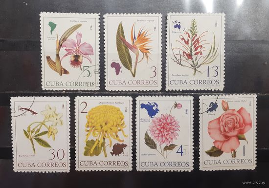 Куба. 1965 год. Флора. Цветы (1290)