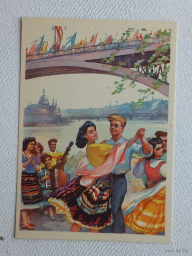 Пяткин Стриженов соцарт 1961  10х15 см