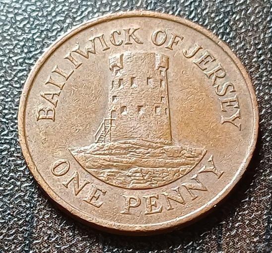 Джерси 1 пенни, 1987    ( 1-3-2 )