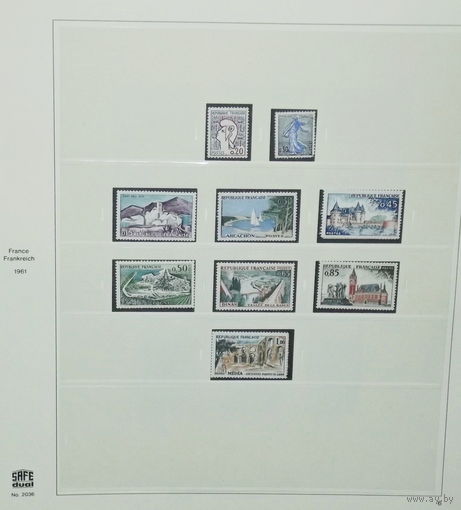 ФРАНЦИЯ.Хронология.РАСПРОДАЖА АЛЬБОМА ПОСТРАНИЧНО !Могут встречаться аккуратные наклейки! СОСТОЯНИЕ НА ФОТО !