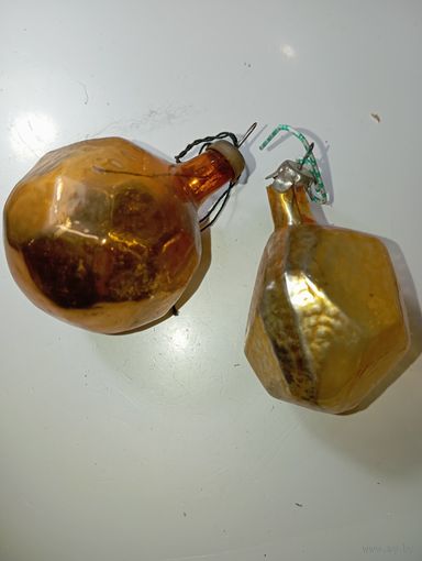 Ёлочные игрушки -  Кристаллы , СССР .