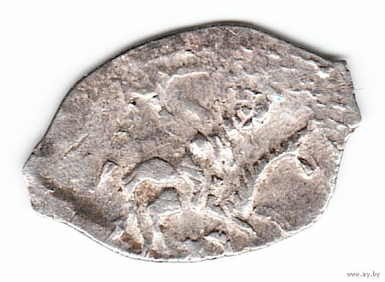 Деньга 1505-1533 Василий III Иоаннович "Голова" чеканка в Москве _состояние aUNC