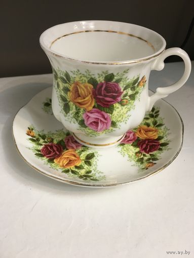 Чайная  пара PINK ROSE,