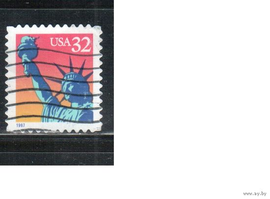 США-1997 (Мих.2802 ВА) , гаш., Стандарт, Статуя Свободы(одиночка)
