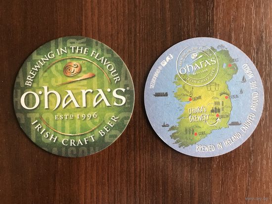 Подставка под пиво O'hara's (Ирландия) No 1