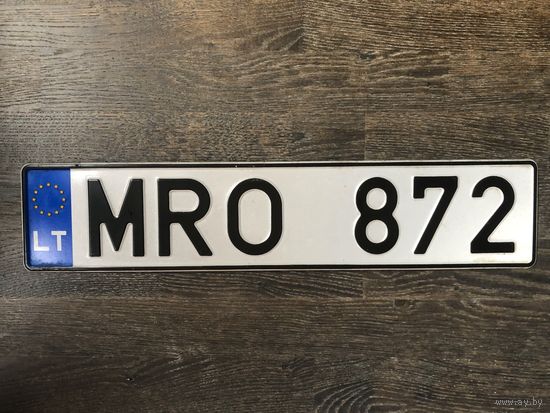 Автомобильный номер для коллекции