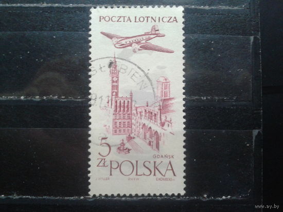 Польша, 1958, Авиапочта