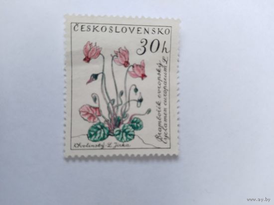 ЧССР  1960 цветы