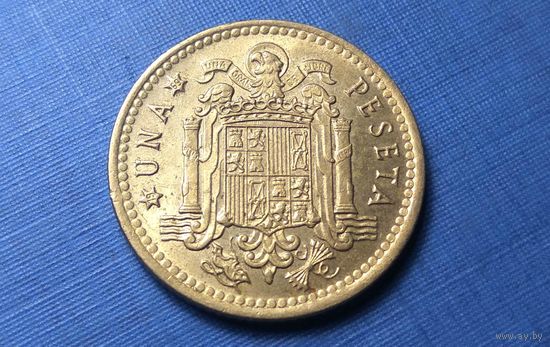 1 песета 1966 (69). Испания. XF!
