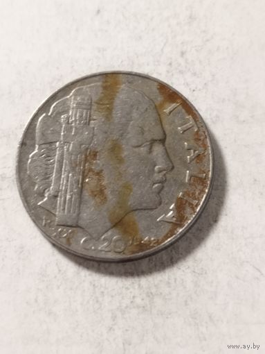 Италия 20 сентизим 1942