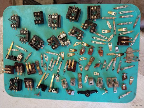 Сборный лот контактов аппаратуры СССР, 04.