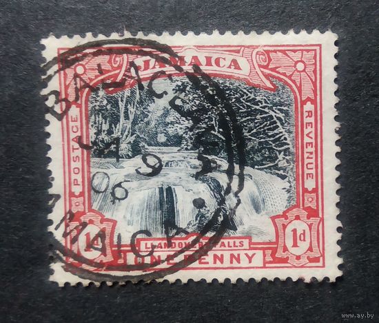Великобритания\169в\ Ямайка 1901 водопад. Штемпель BALACLAVA