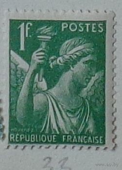 Богиня Ирис. Франция . Дата выпуска:1939-1940   2шт.