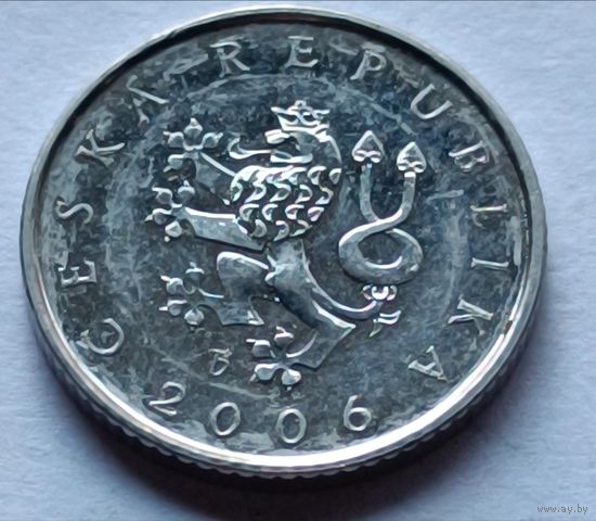 Чехия. 1 крона 2006 года.