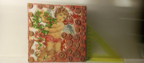 Картинка АНГЕЛОК масло по ДВП