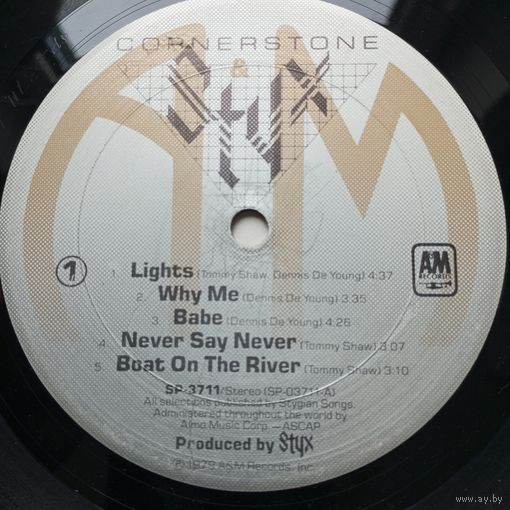 Styx - Cornerstone - A&M, USA - 1979 г. - в конверте "Pieces of Eight"
