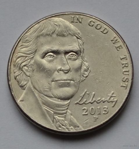 США, 5 центов 2013 г. Р