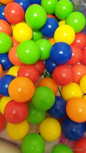 Шары в манеж, большой ДИАМЕТР-8см-80шт