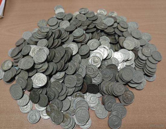 15 копеек после реформы. 950 штук. Много в ШБ