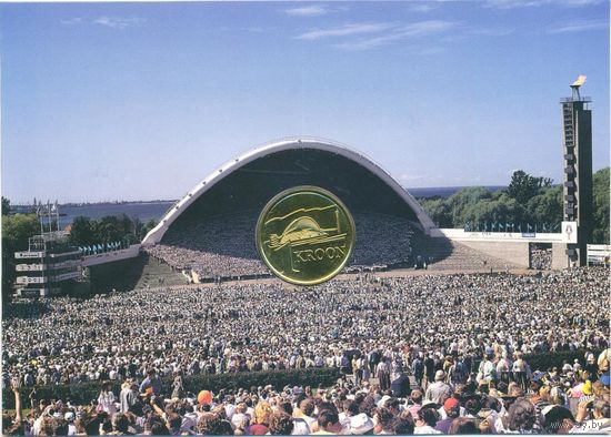 Эстония 1 крона, 1999 Песенный фестиваль UNC