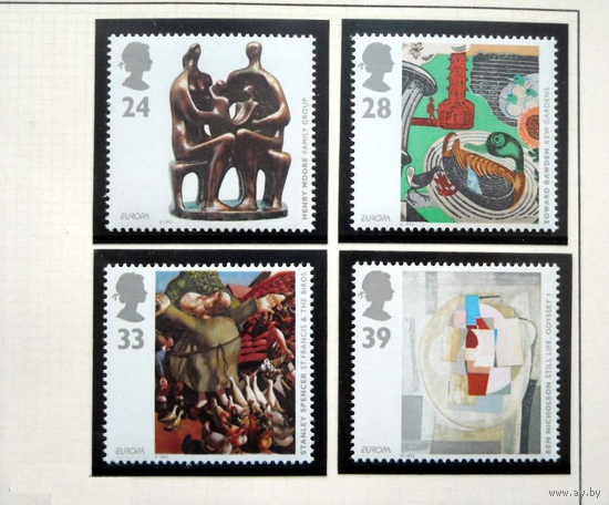 Великобритания 1993 ** Современная живопись
