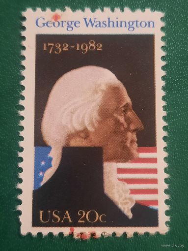 США 1982. 250 летие со дня рождения Джорджа Вашингтону