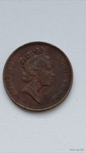 Великобритания. 1 пенни 1985 года.
