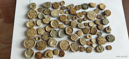 Большой лот пломб разных 998гр.