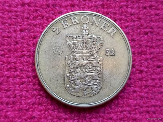 Дания 2 кроны 1952 г.