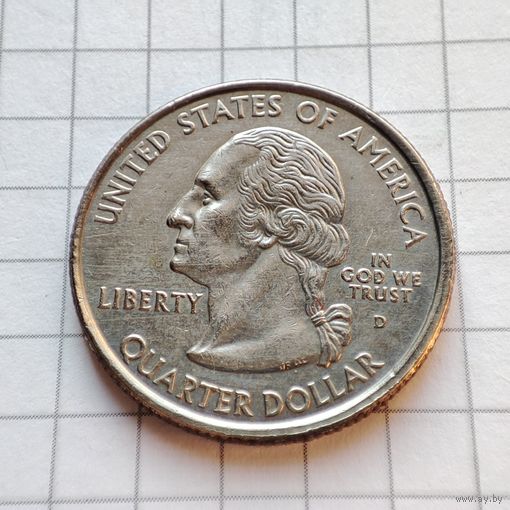 1/4 доллара США  2000 . Штат Мэриленд.