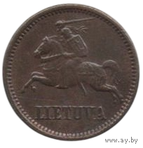 Литовская Республика /I Республика/. 1 цент 1936. Редкая.