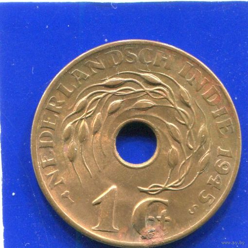 Голландская Индия 1 цент 1945 S