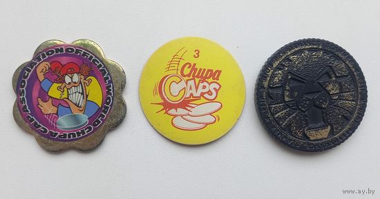 Бита ,фишка.Chupa caps.Chupa chups.90-е.